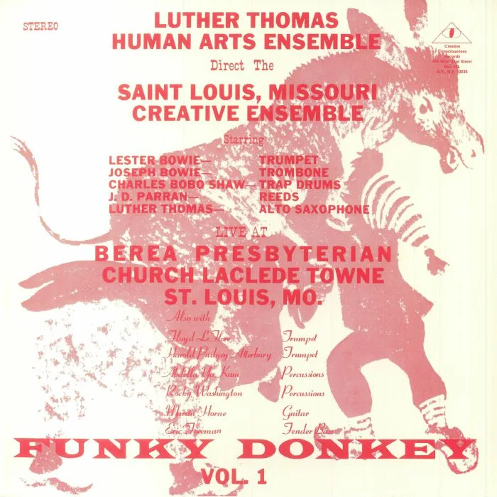 LUTHER THOMAS HUMAN ARTS ENSEMBLE / THE SAINT LOUIS MISSOURI CREATIVE ENSEMBLE — Funky Donkey Vol 1 (remastered)
