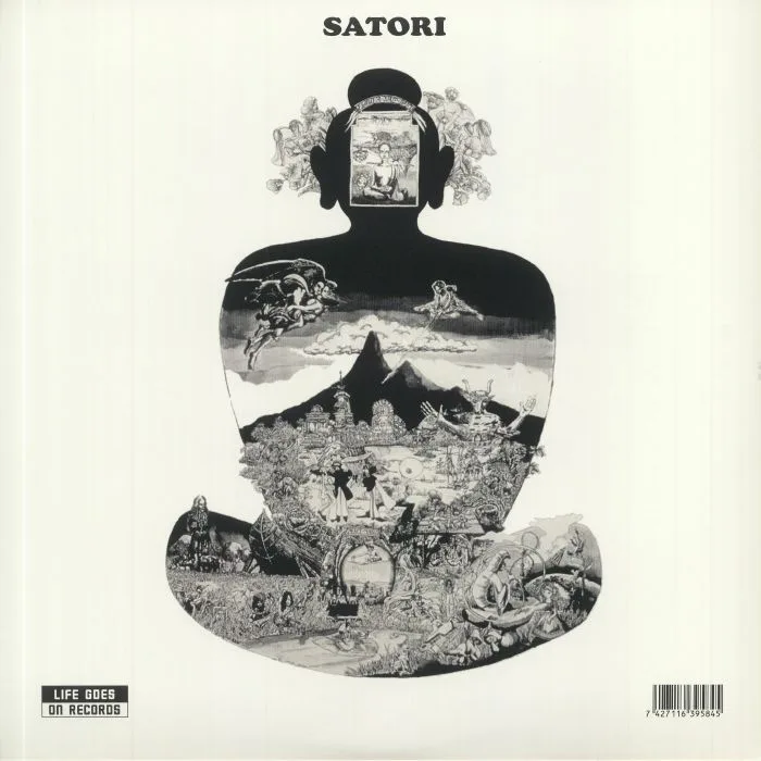 Back cover — FLOWER TRAVELLIN' BAND — Satori