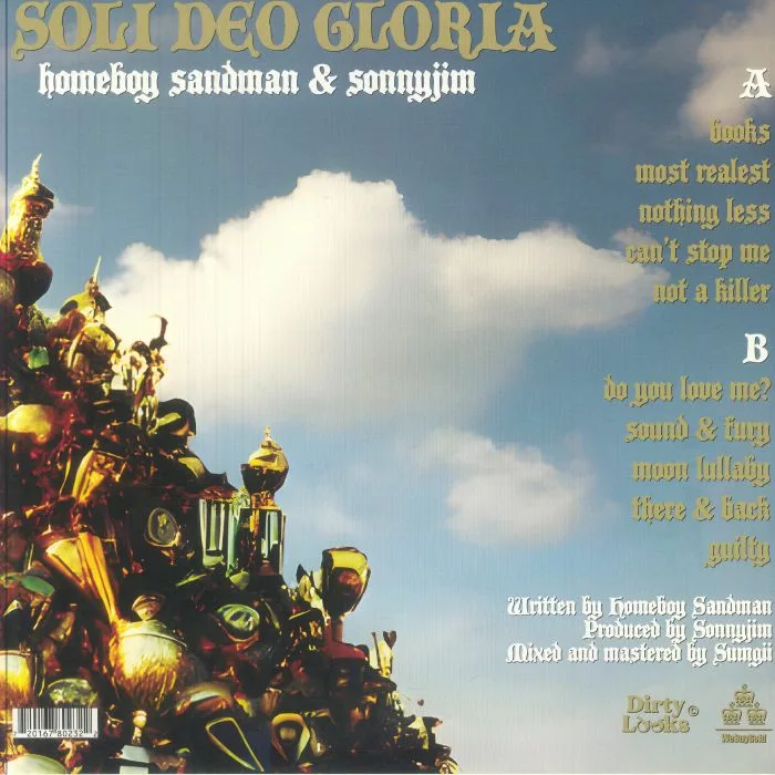 Back cover — HOMEBOY SANDMAN — Soli Deo Gloria