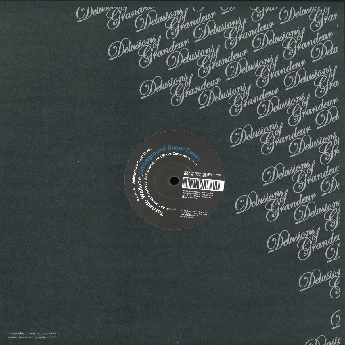 Обратная сторона обложки — Tornado Wallace — Underground Sugar Caves Ep