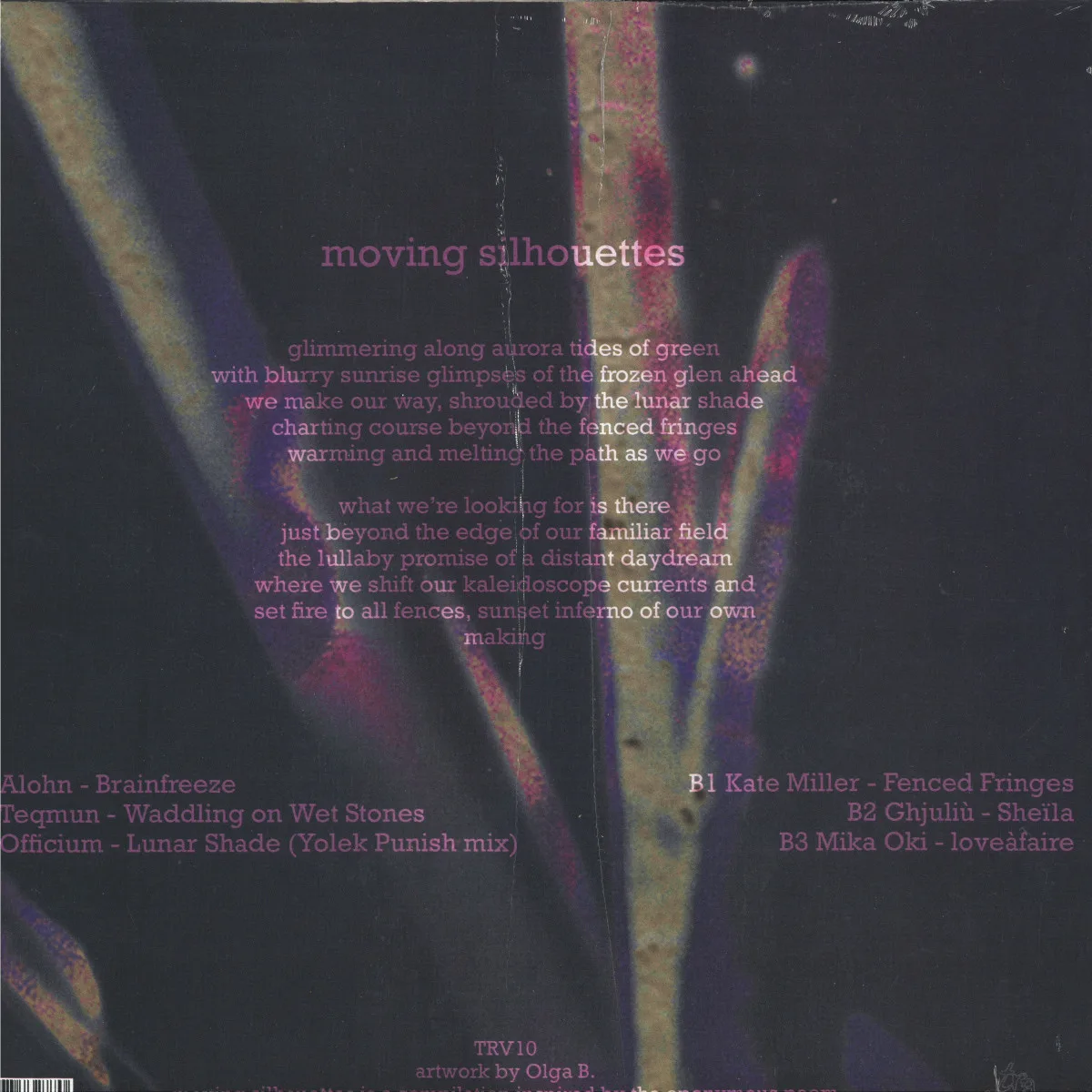 Обратная сторона обложки — Various — traversée 04 - moving silhouettes