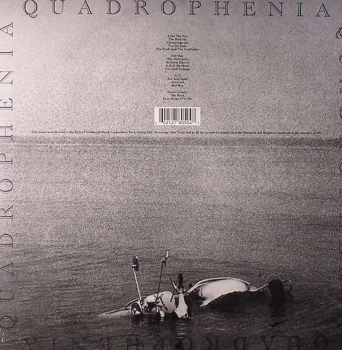 Обратная сторона обложки — The WHO — Quadrophenia