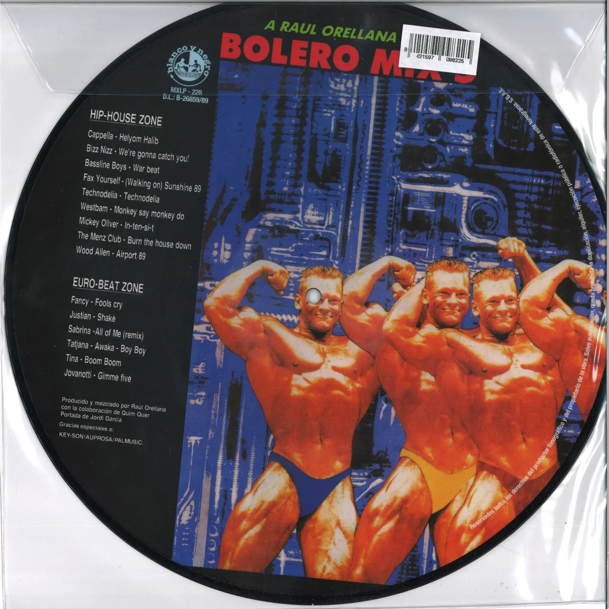 Обратная сторона обложки — Various — Bolero Mix 5