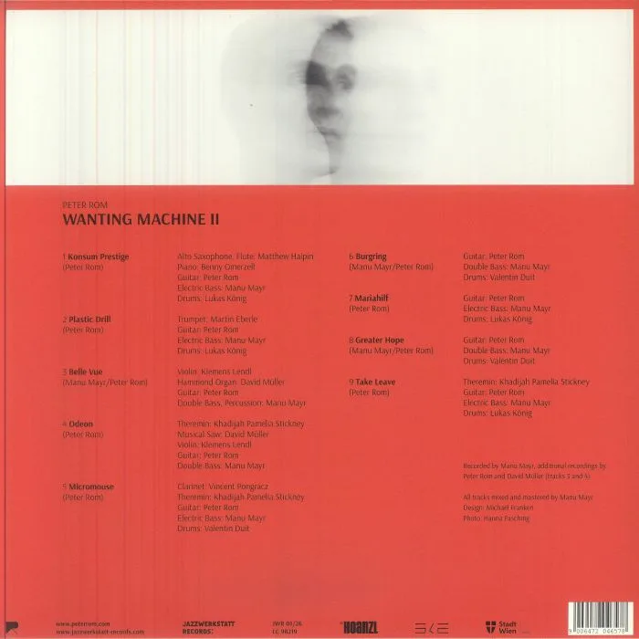 Обратная сторона обложки — Peter ROM — Wanting Machine II