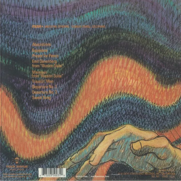 Обратная сторона обложки — Stanley COWELL — Musa: Ancestral Streams (remastered)