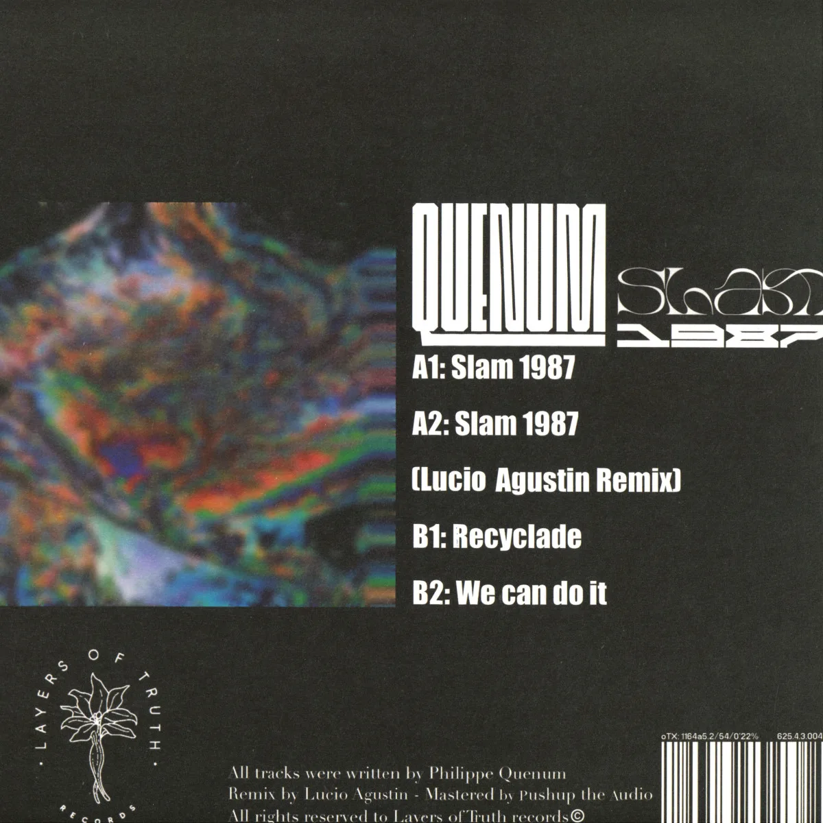 Back cover — Quenum — Slam 1987