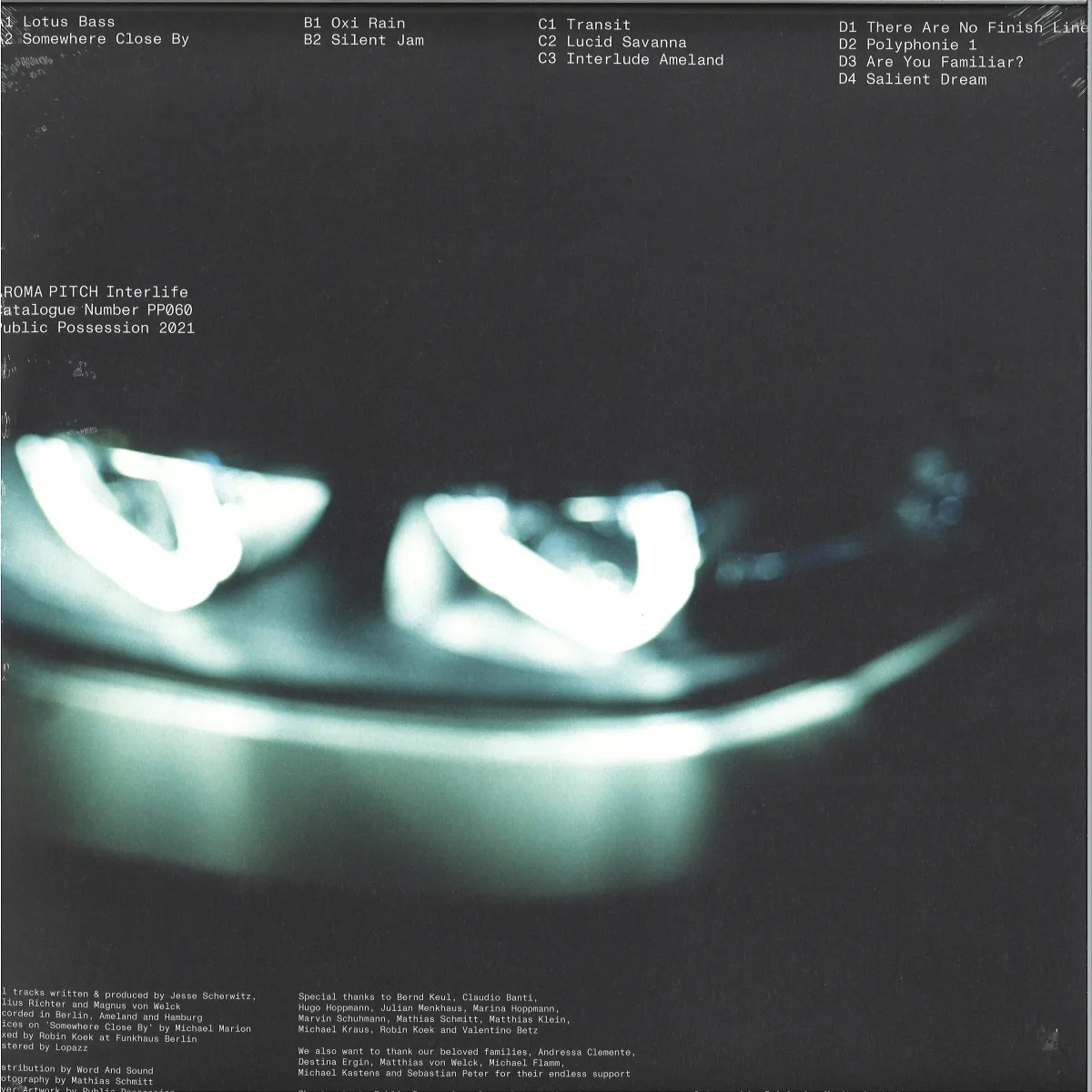 Back cover — Aroma Pitch — Interlife 2x12"