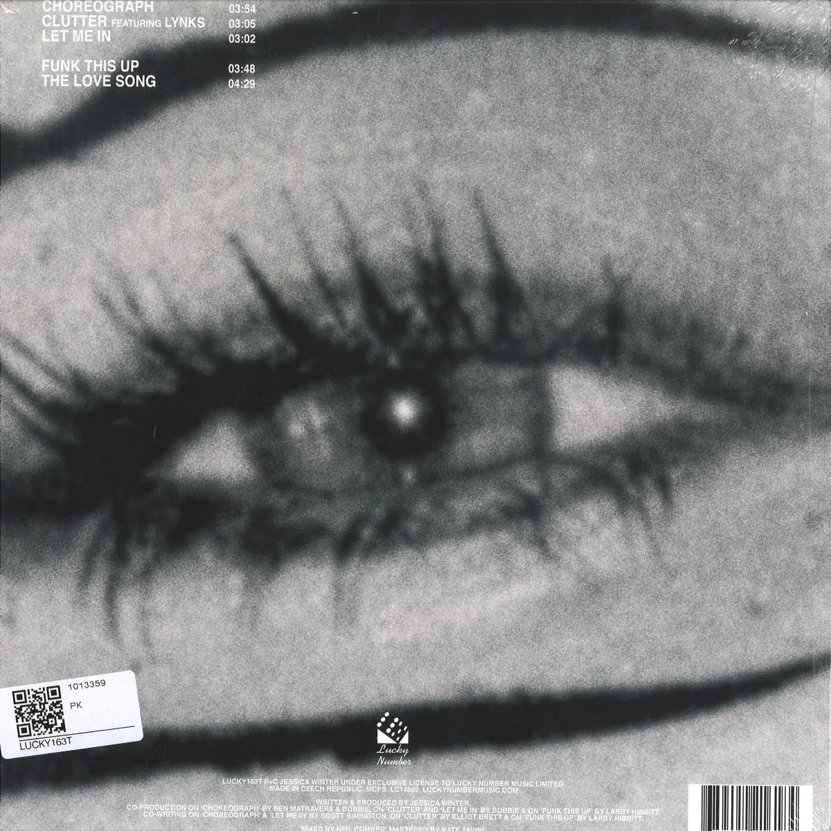 Back cover — Jessica Winter — Limerence
