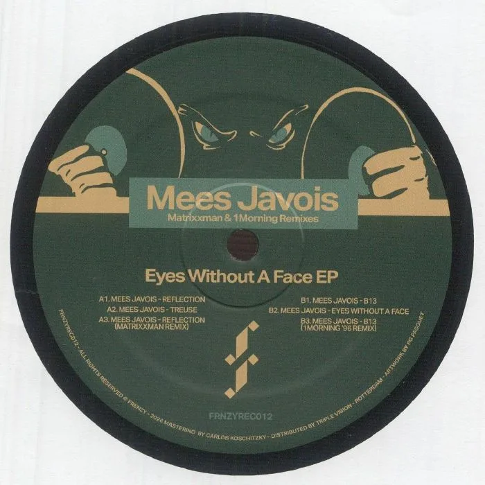 Лицевая сторона обложки — Mees JAVOIS — Eyes Without A Face EP