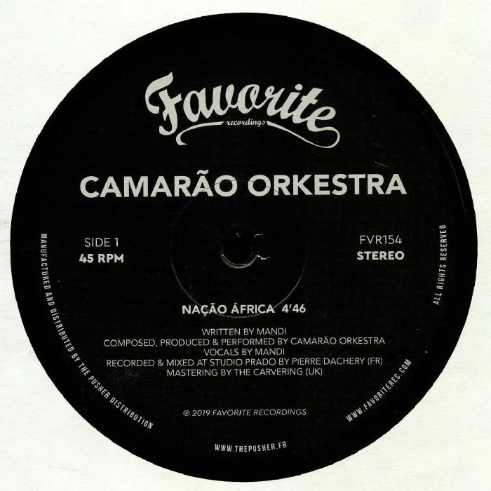 Front cover — CAMARAO ORKESTRA — Nacao Africa