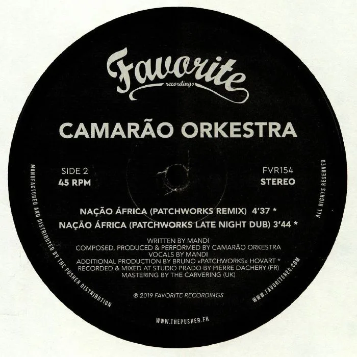 Back cover — CAMARAO ORKESTRA — Nacao Africa