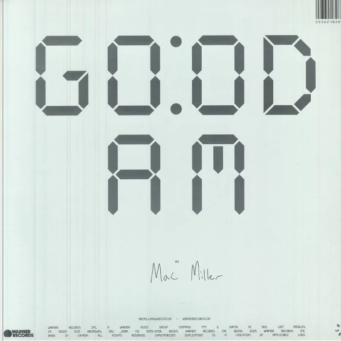 Back cover — Mac MILLER — GO:OD AM (10th Anniversary Edition)