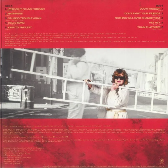Back cover — Gina BIRCH — Trouble
