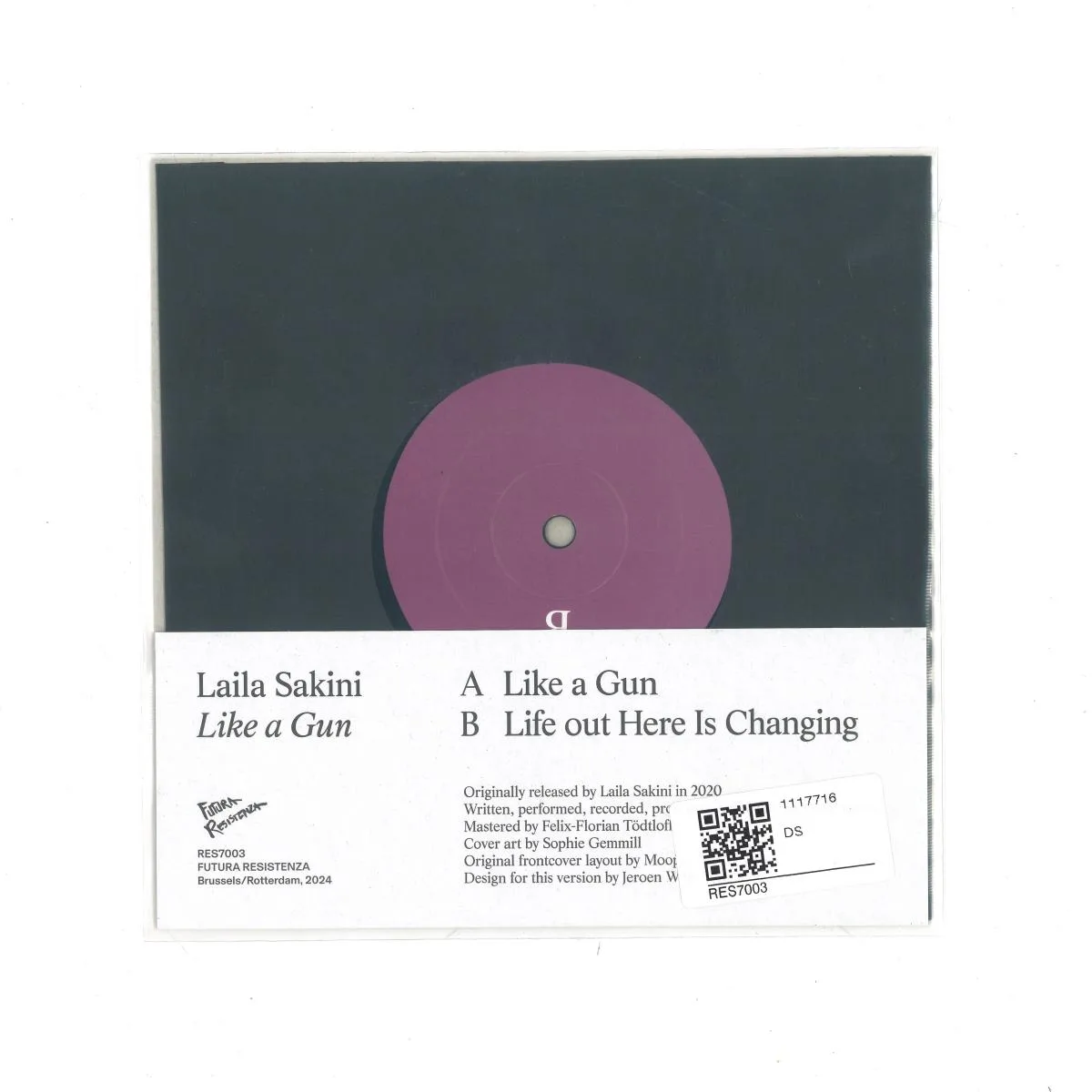Back cover — Laila Sakini — Like a Gun