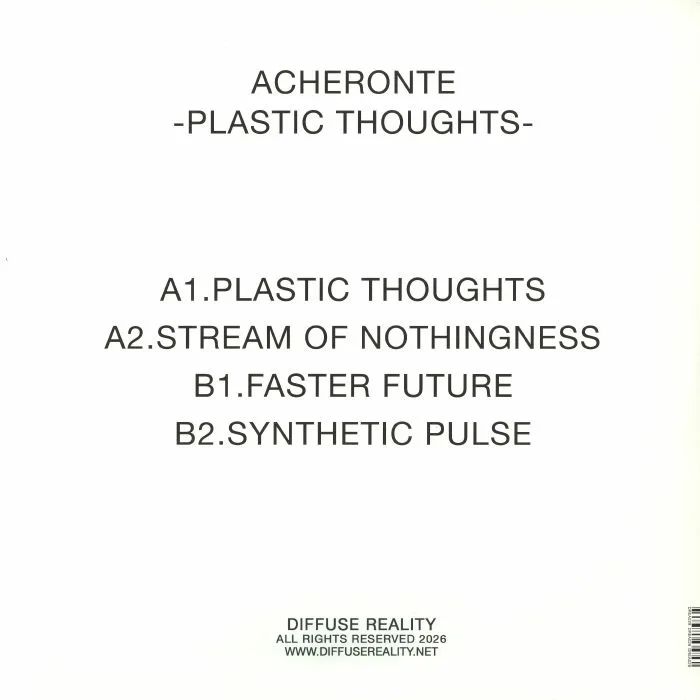 Обратная сторона обложки — ACHERONTE — Plastic Thoughts