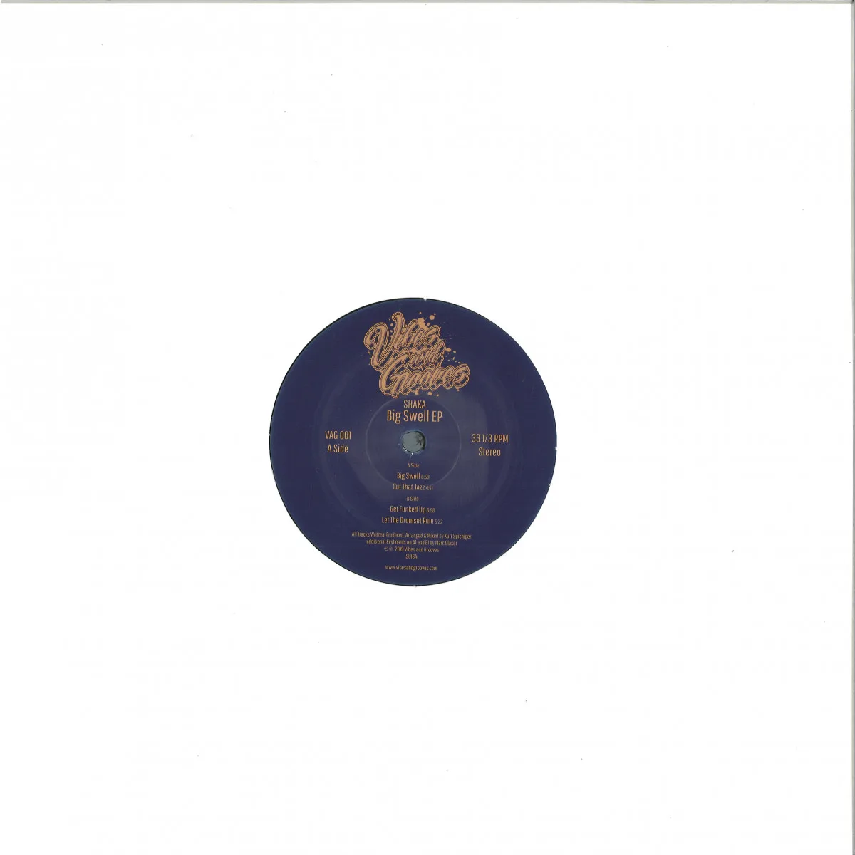 Обратная сторона обложки — Shaka — Big Swell EP