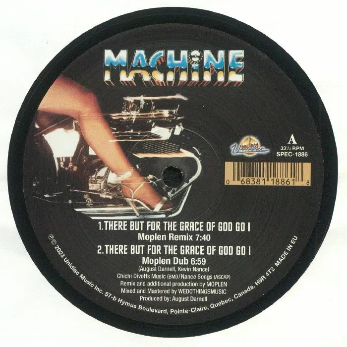 Front cover — MACHINE — There But For The Grace Of God Go I