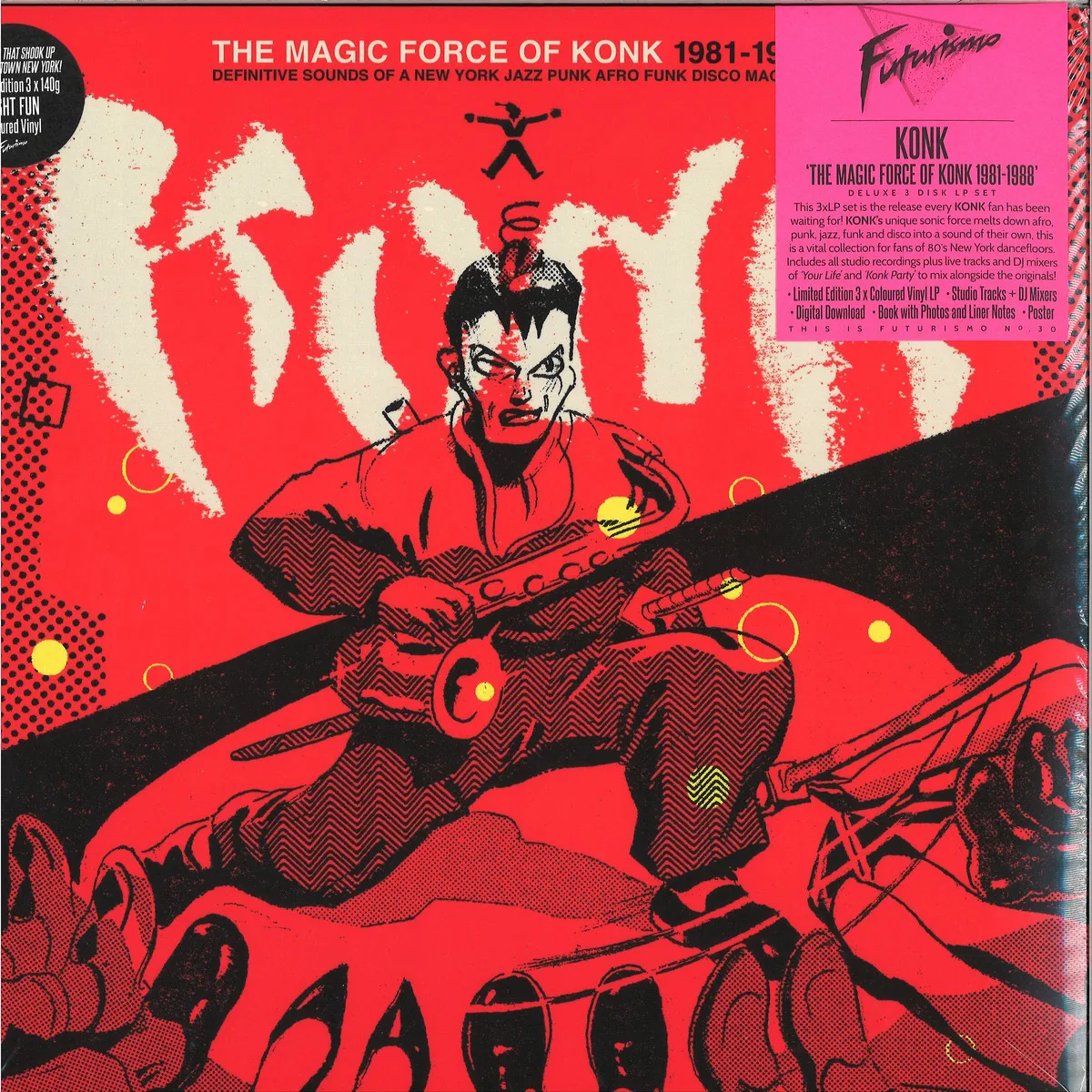 Front cover — Konk — The Magic Force of Konk 1981-1988