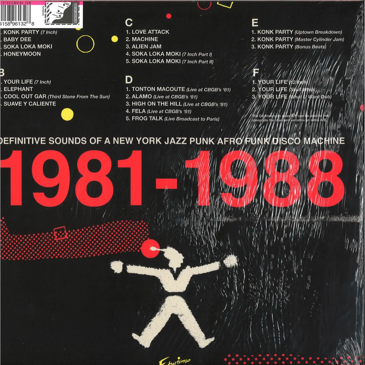 Back cover — Konk — The Magic Force of Konk 1981-1988