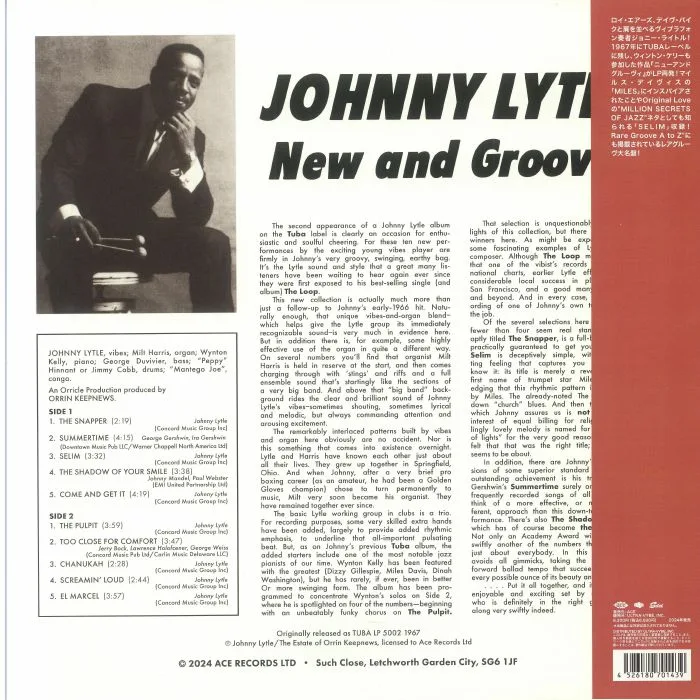Обратная сторона обложки — Johnny LYTLE — New & Groovy
