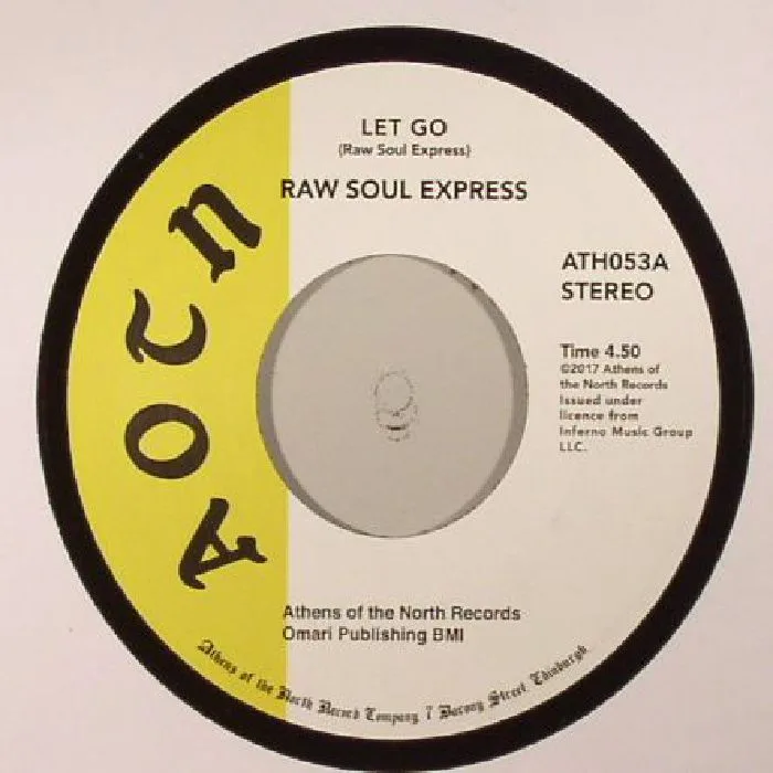 Front cover — RAW SOUL EXPRESS — Let Go