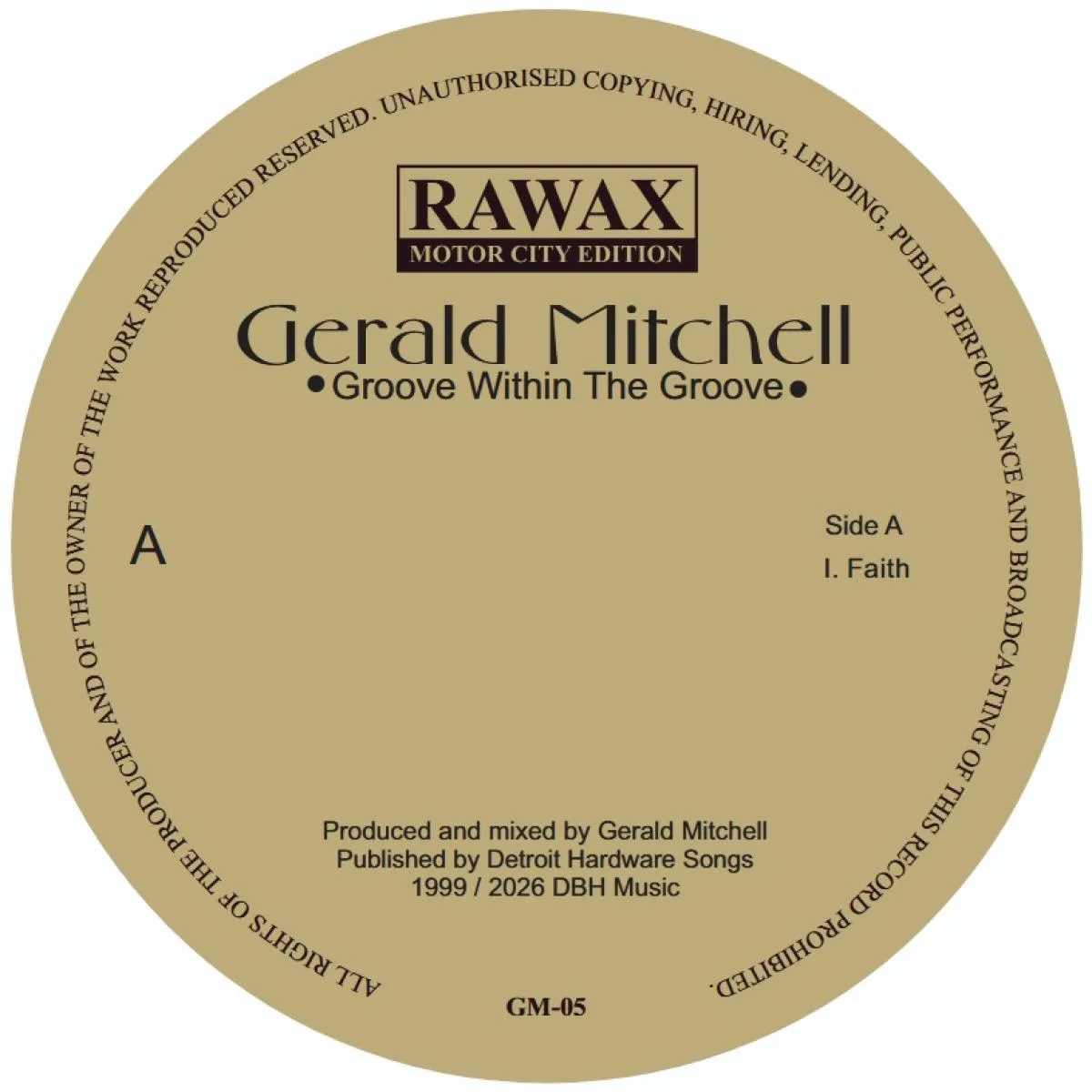 Gerald Mitchell — Groove Within The Groove
