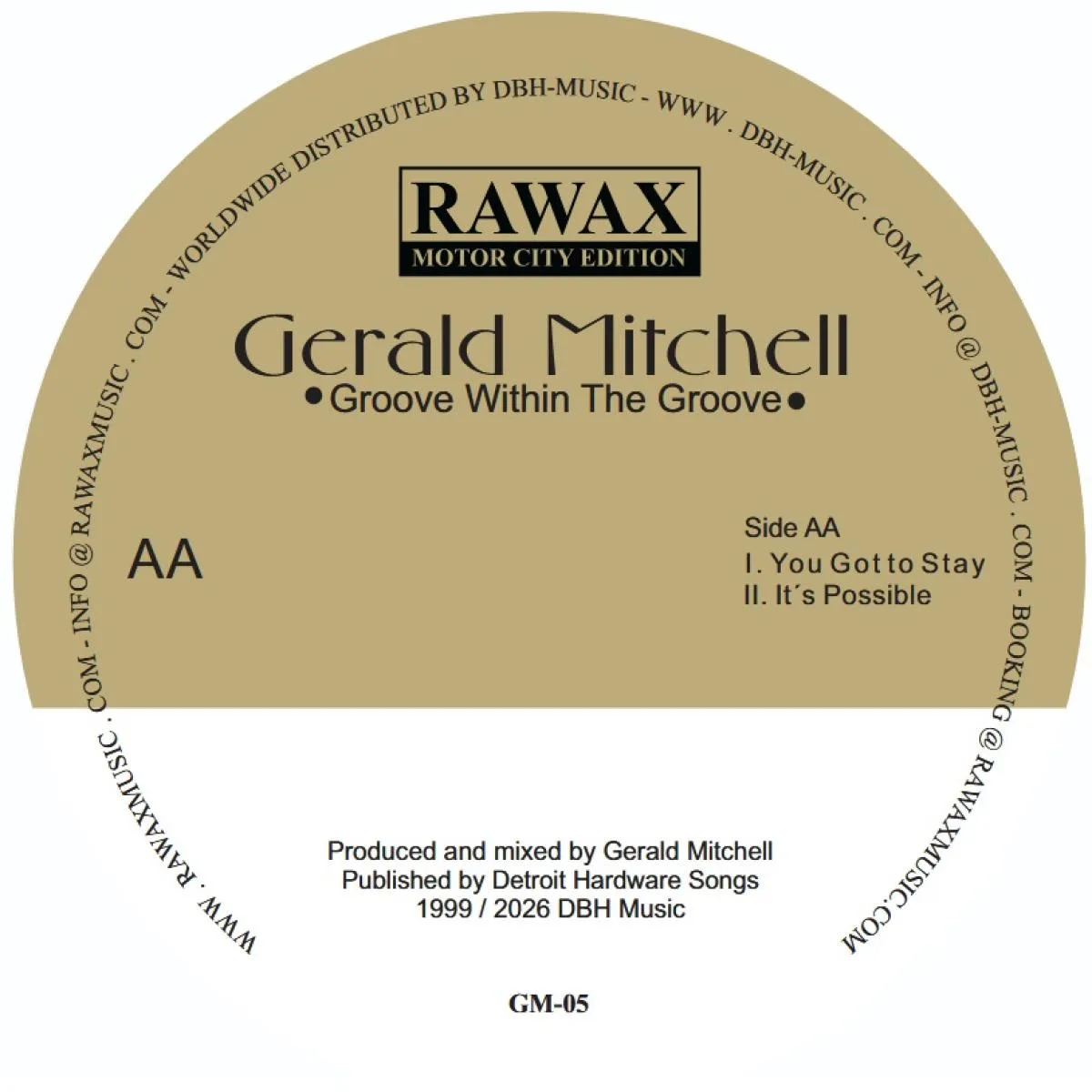 Обратная сторона обложки — Gerald Mitchell — Groove Within The Groove