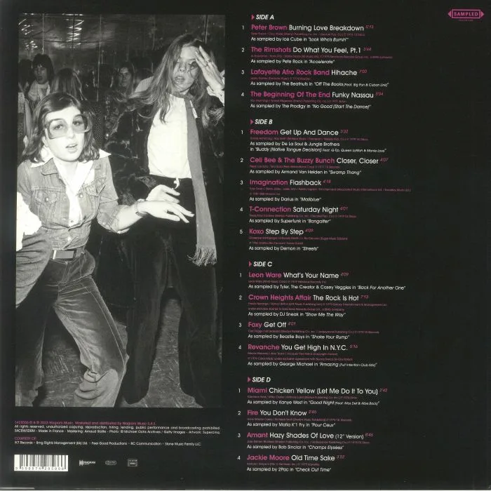 Back cover — VARIOUS — Sampled Disco Funk