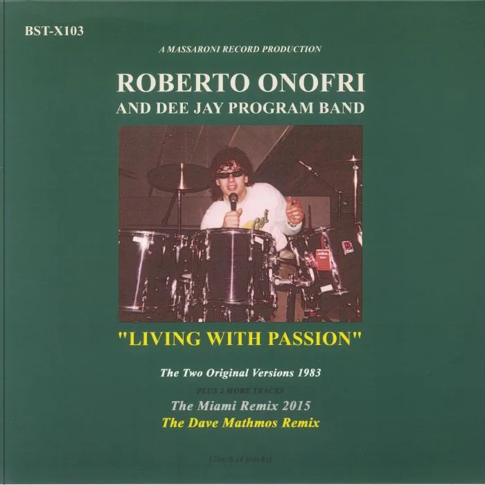 Front cover — Roberto ONOFRI / DEE JAY PROGRAM BAND — Living With Passion (remastered)