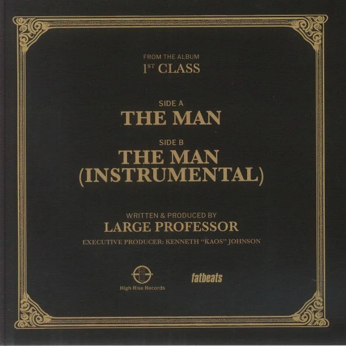 Back cover — LARGE PROFESSOR — The Man