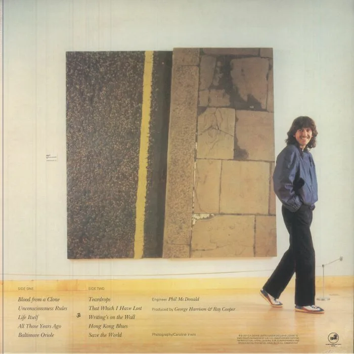 Back cover — George HARRISON — Somewhere In England (reissue)