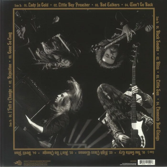 Обратная сторона обложки — BLUES PILLS — Lady In Gold: Live In Paris (reissue)
