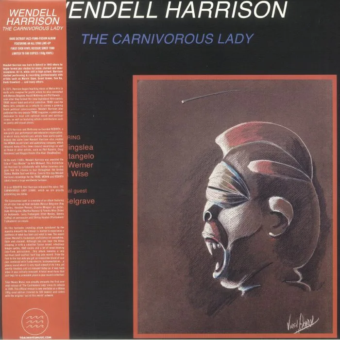 Лицевая сторона обложки — Wendell HARRISON — The Carnivorous Lady (reissue)