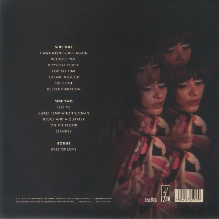 Back cover — Mayer HAWTHORNE — For All Time