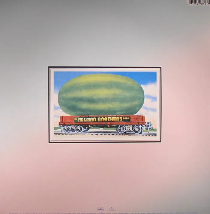 Обратная сторона обложки — The ALLMAN BROTHERS BAND — Eat A Peach