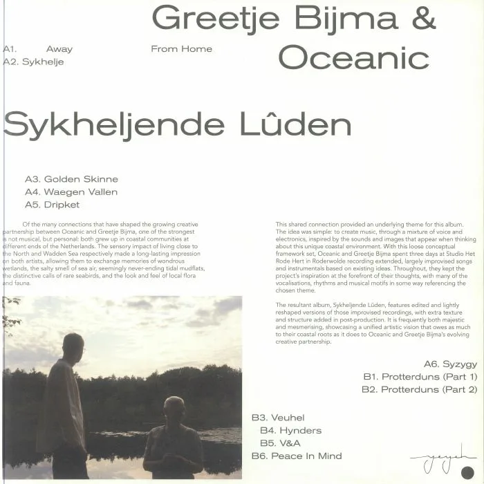 Back cover — Greetje BIJMA / OCEANIC — Sykheljende Luden