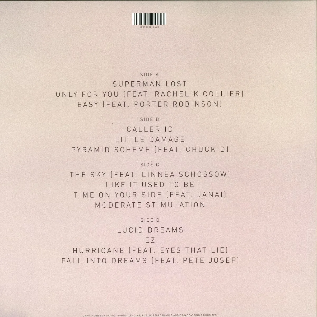 Back cover — Mat Zo — Damage Control