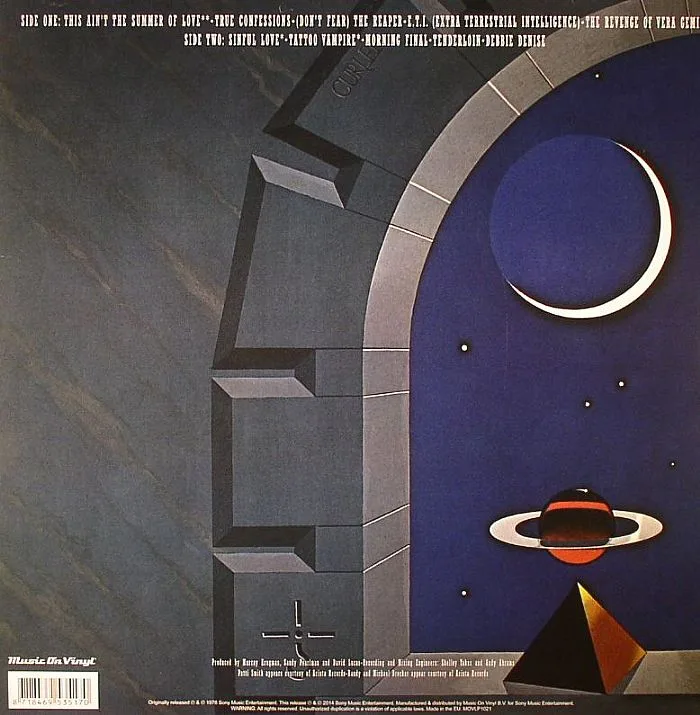 Обратная сторона обложки — BLUE OYSTER CULT — Agents Of Fortune