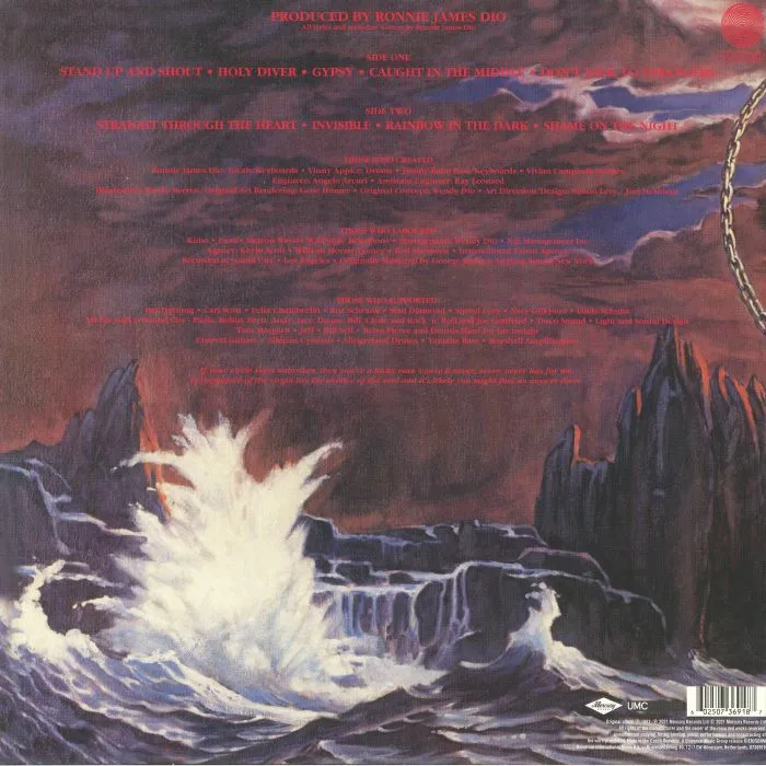 Back cover — DIO — Holy Diver (reissue)