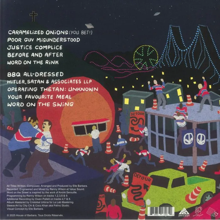 Back cover — Elle BARBARA — Word On The Street