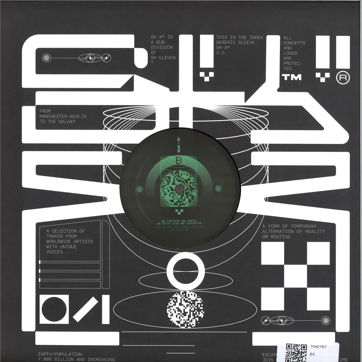 Back cover — Phalcon — Aerial EP