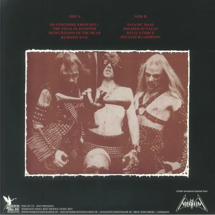Back cover — NIFELHEIM — Devil's Force (reissue)