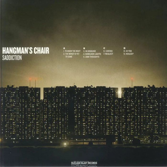 Обратная сторона обложки — HANGMAN'S CHAIR — Saddiction