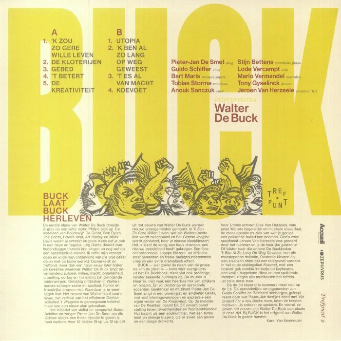 Back cover — BUCK — Buck