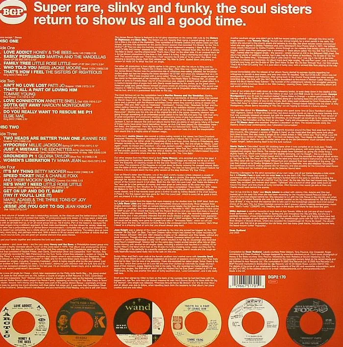 Back cover — VARIOUS — The Return Of The Funk Soul Sisters