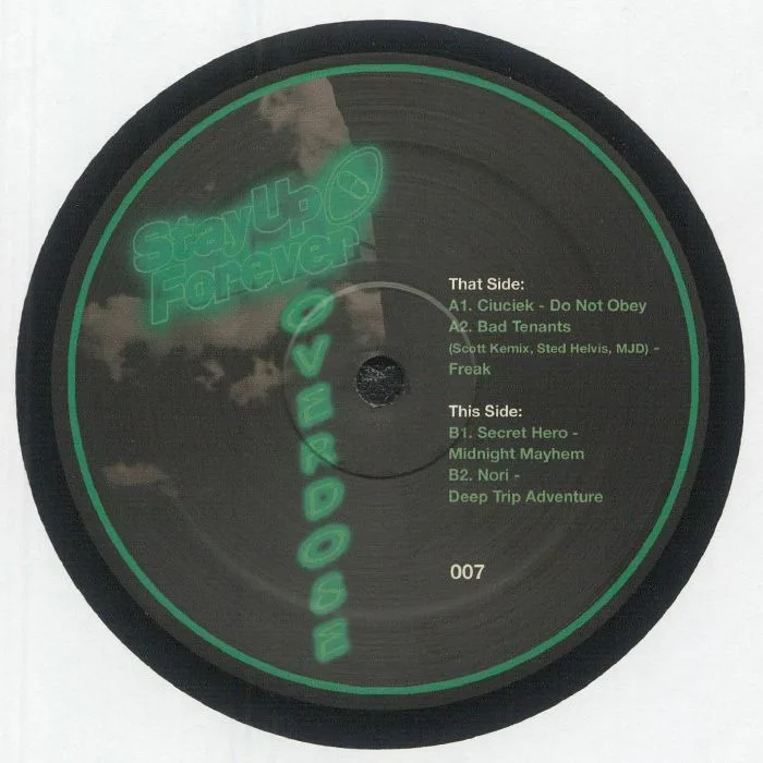 Back cover — CIUCIEK / BAD TENANTS / SECRET HERO / NORI — Do Not Obey