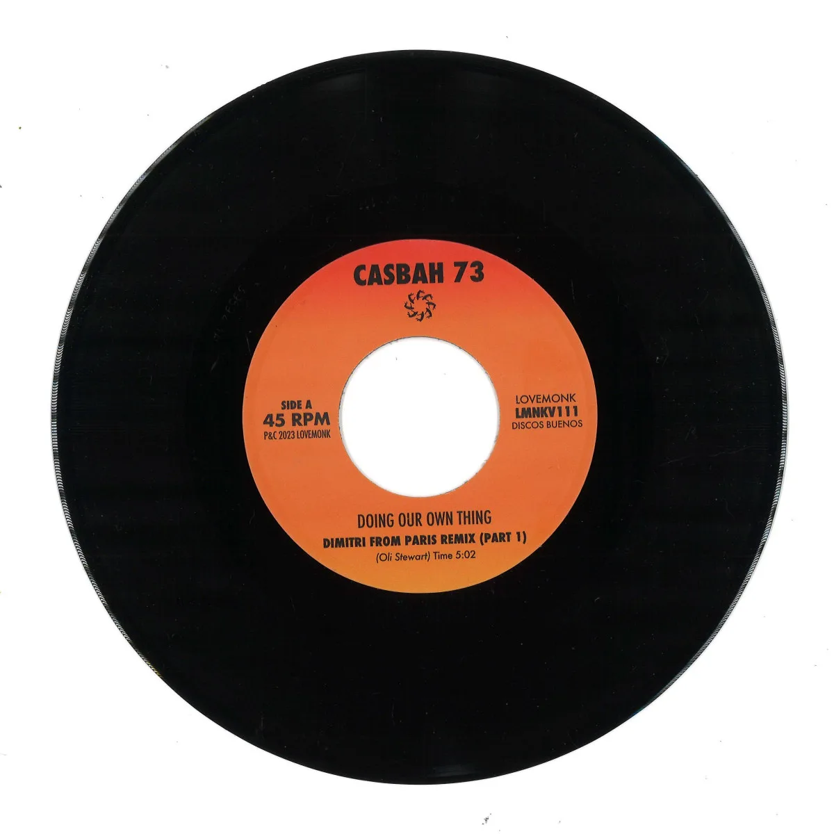 Front cover — Casbah 73/Dimitri From Paris — Doing Our Own Thing