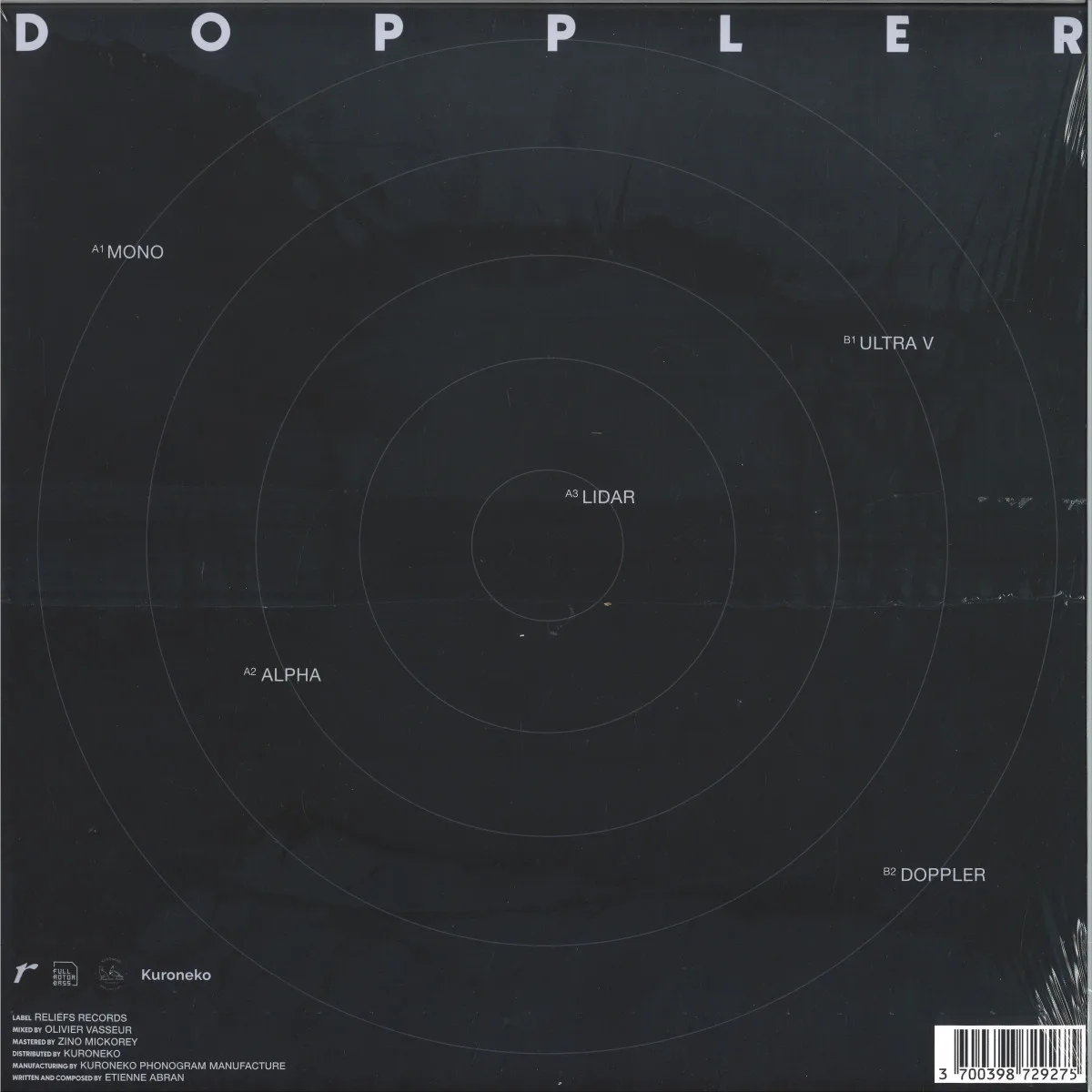 Обратная сторона обложки — Abran — Doppler LP