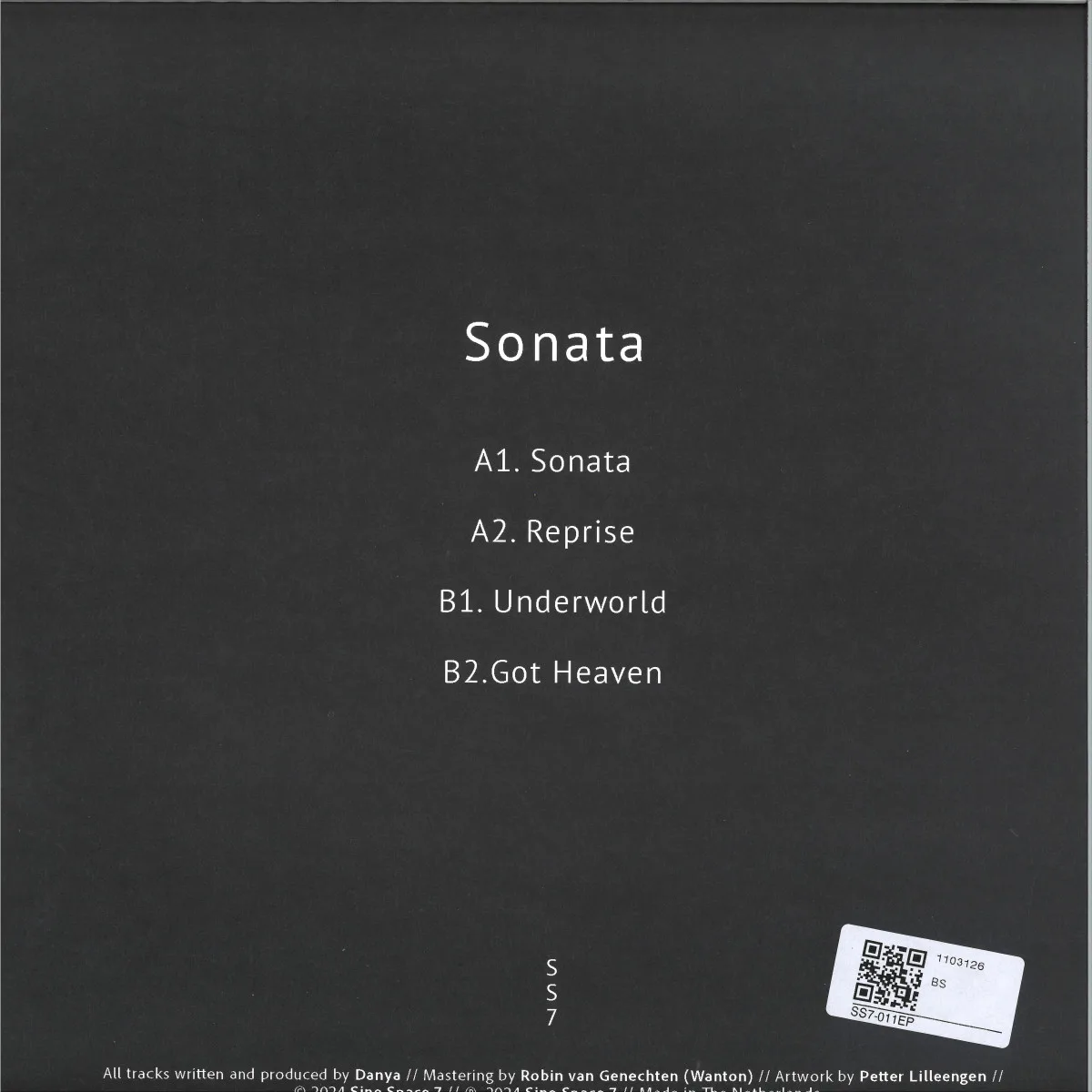 Back cover — Danya — Sonata