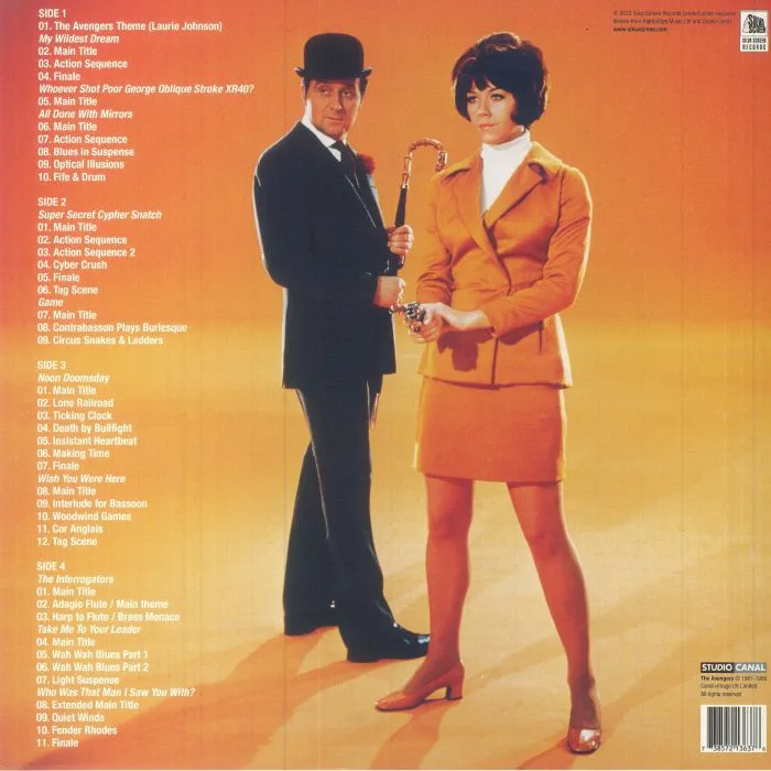 Back cover — Howard BLAKE — The Avengers: Tara King Season Score (Soundtrack)